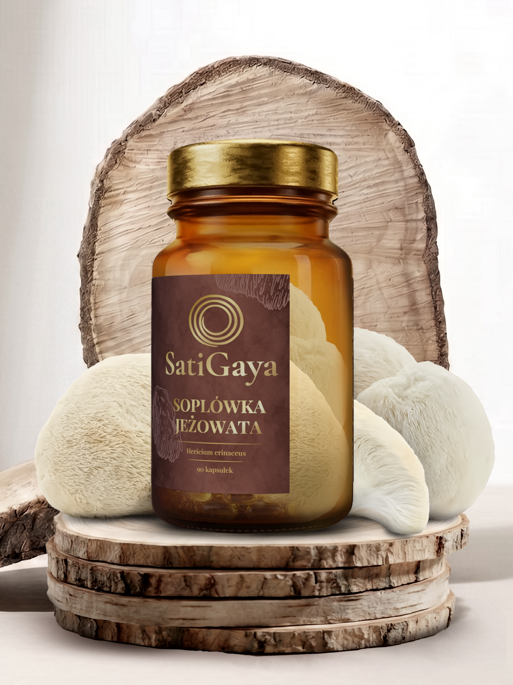 SatiGaya Soplówka Jeżowata-  Pamięć i koncentracja